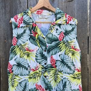 Y2K Hawaiian Reserve Sleeveless Blouse